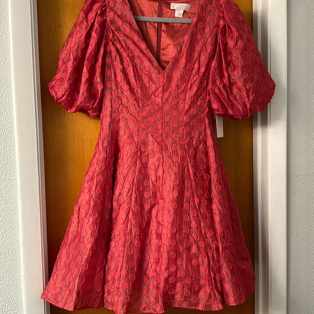 Rachel Parcell red polkadot dress